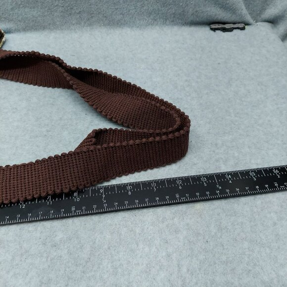 Linda Picken Pug Tapestry Shoulder Tote Bag With Brown Handles Made In USA - Picture 9 of 9